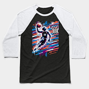 Pixel Perfect Swish: Level Up Your Streetwear Baseball T-Shirt